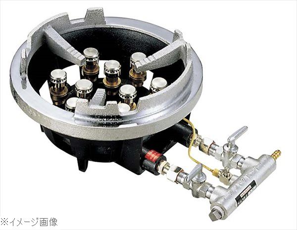 ●パイロット(種火付)●バーナー数:15●ガス接続:3分口(φ9.5mm)●寸胴鍋の使用範囲:最大39cmまで※メーカー希望小売価格はメーカーカタログに基づいて掲載しています。(カタログ表示価格は消費税が含まれていません)外寸(mm)415×555×H215