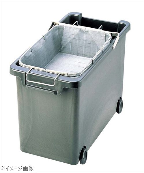強化耐熱プラスチック フライヤー用 油缶（カゴ付）