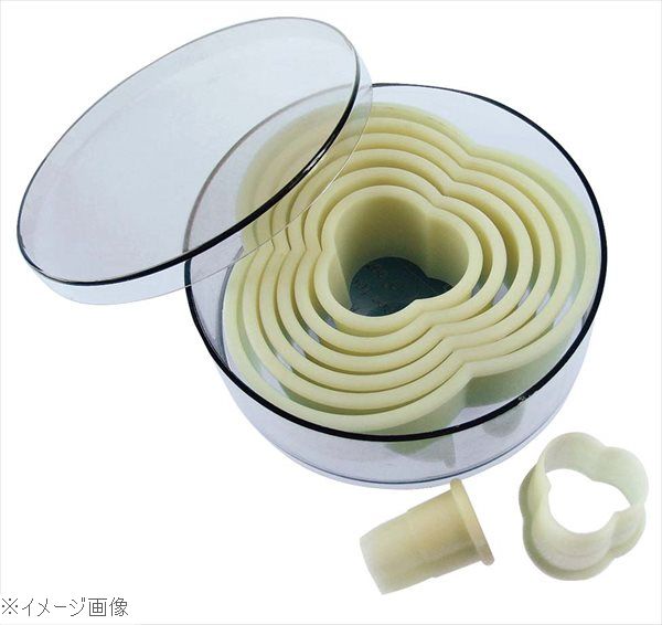 デバイヤー 樹脂製パテ抜 三ツ葉 8pcsセット 4304．70(3)