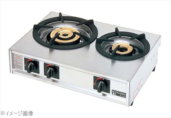 マルゼン ガステーブルコンロ＜親子＞M－212C LP