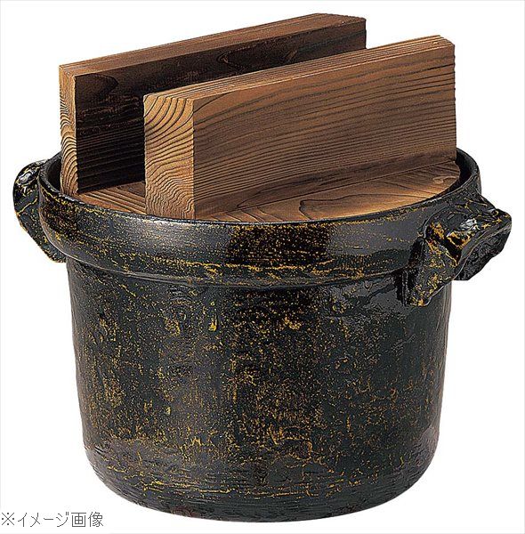 アルミ電磁用5合ごはん鍋（焼杉蓋付）35239