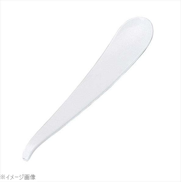 しずくデザートスプーン 白