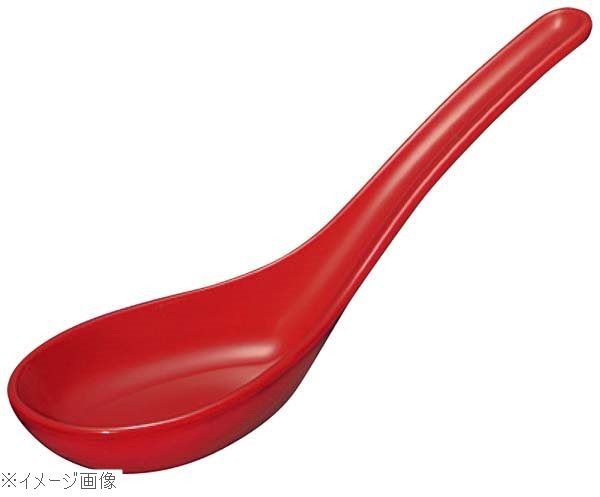 メラミン 七八レンゲ L3 朱