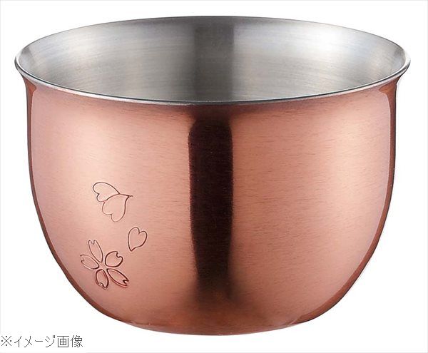 華 ぐいのみ 花銅ミラー 90ml No.2440