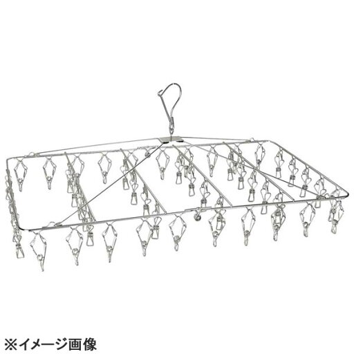 ステンレス角型ピンチハンガー48ピンチSHS-48F ステンレス角型ピンチハンガー48ピンチSHS-48F