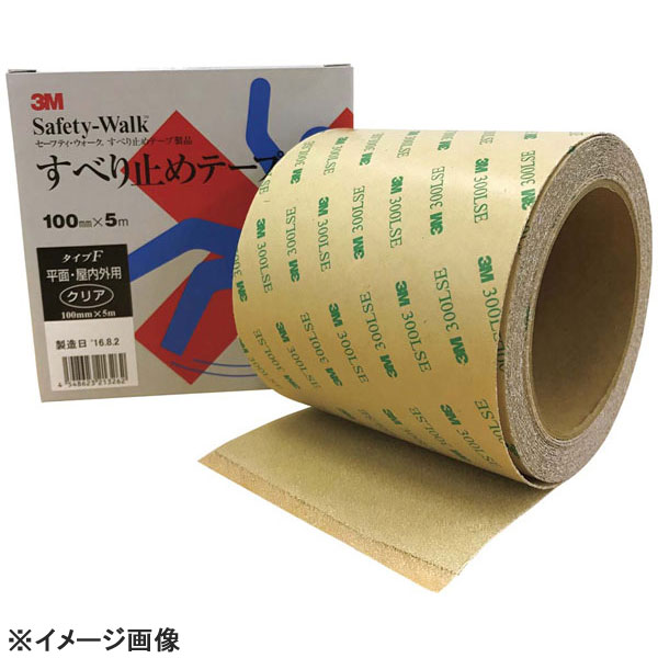 3Mすべり止めテープセーフティーウォークタイプFクリア100mm×5m