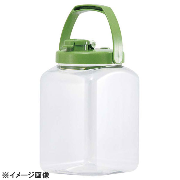 プラスチック カラー果実酒びん S型 2.7L グリーン