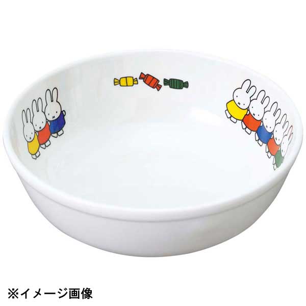 メラミン子供食器 ミッフィーとおともだち ラーメン鉢 M-50FT