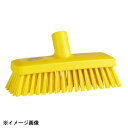 ヴァイカン コンパクトデッキブラシ 70426S イエロー(ハンドル2958付)