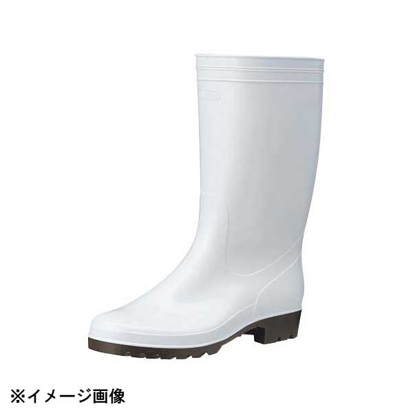 アキレス 抗ウィルスブーツ OSM5000 白/茶 23cm