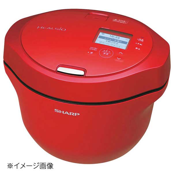 シャープ 水なし自動調理器 ヘルシオ ホットクック KN-HW24G-Rのサムネイル