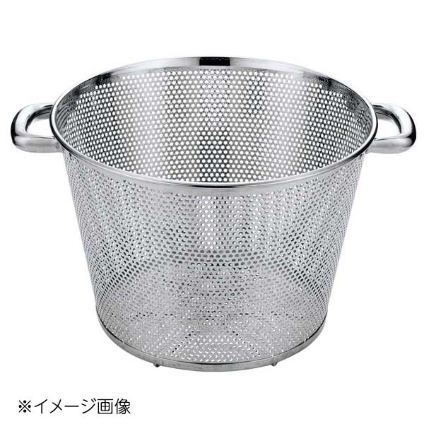 UK 18-8 パンチング深型揚げざる パイプハンドル 51cm