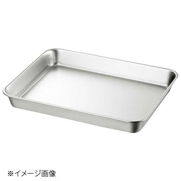 18-8 浅型角バット ツヤ消し 6枚取