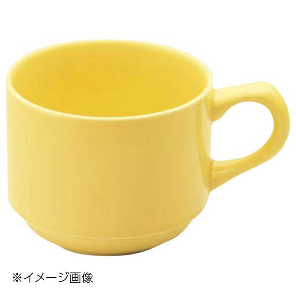 強化磁器 パワーセラ マグカップ YC-11LTY ライトイエロー