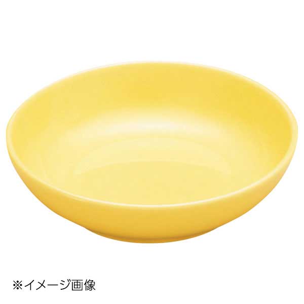 強化磁器 パワーセラ 深小皿 YS-2LTY ライトイエロー