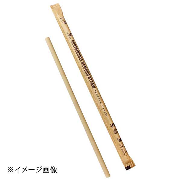 サステナブルバンブーストロー(500本入)φ6×210mm