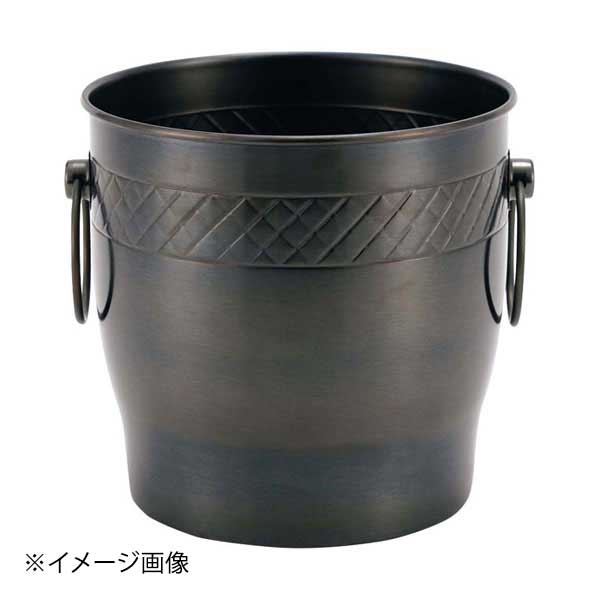 18-8 ワインクーラー模様入(ブラックブルー系酸化被膜)