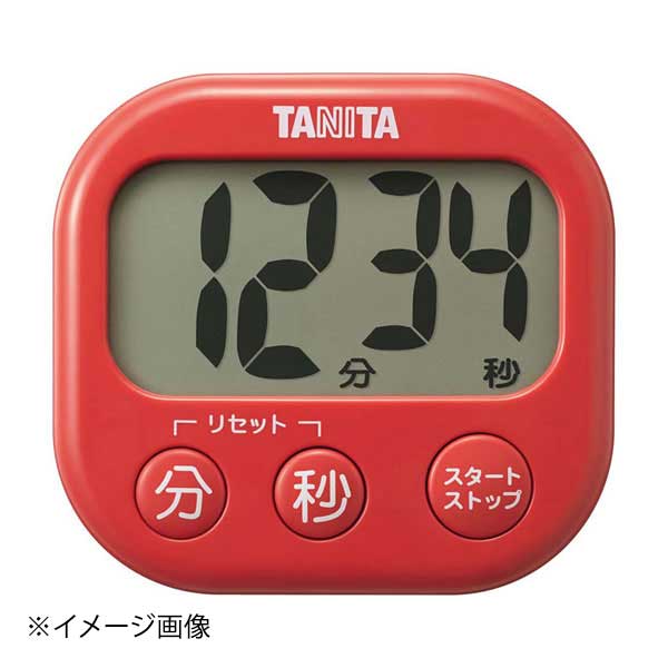 Timers - タニタ でか見えタイマー 100分計 TD-429 チェリーレッド