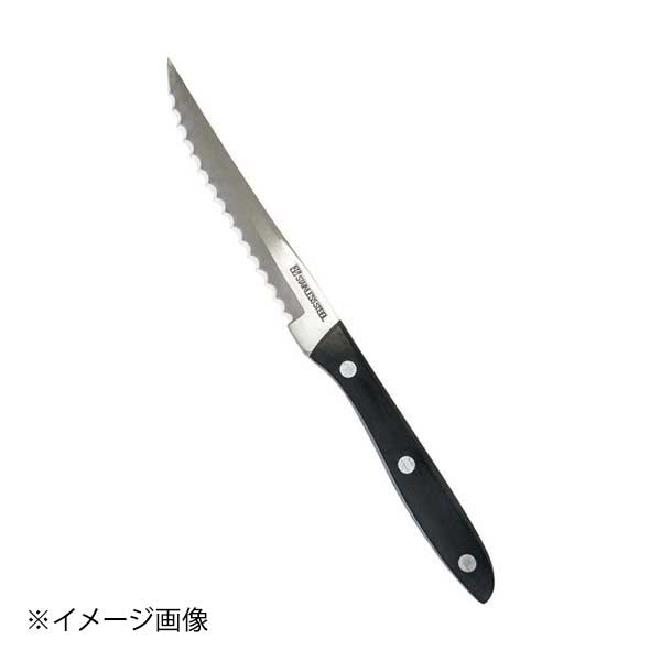 YX 黒合板柄 ステーキナイフ 11598