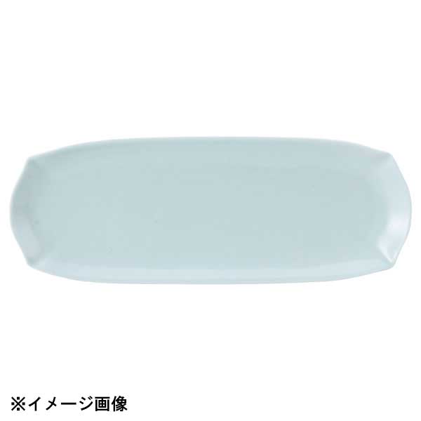 花伝 花笑み 青白 28.5cm細長皿 56080084