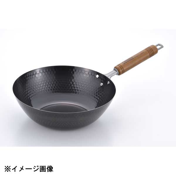 サミット工業 鉄槌目北京鍋 27cm 001328