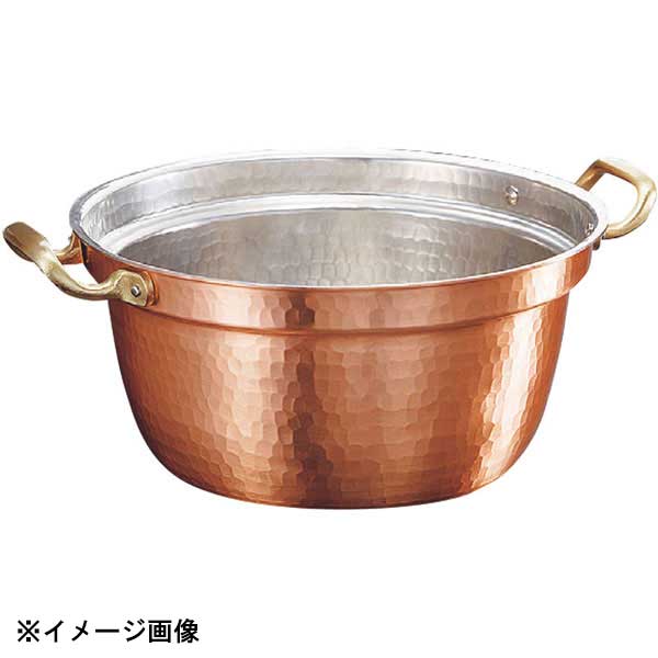 Ih Incompatible - 新光金属 新鎚器銅器 段付鍋 26cm SN-5 009104