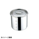 三宝産業 UK 18-8 丸 深型キッチンポット 10cm(0.7L)手無 015130