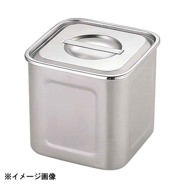 三宝産業 UK 角 深型キッチンポット 12cm 手無(1.6L) 016098