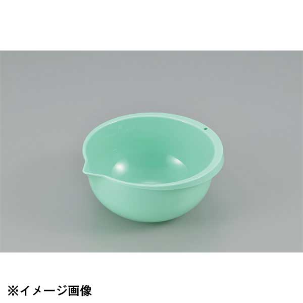エンテック MS-104 片口ボール(小) グリーン抗菌 PP 035361