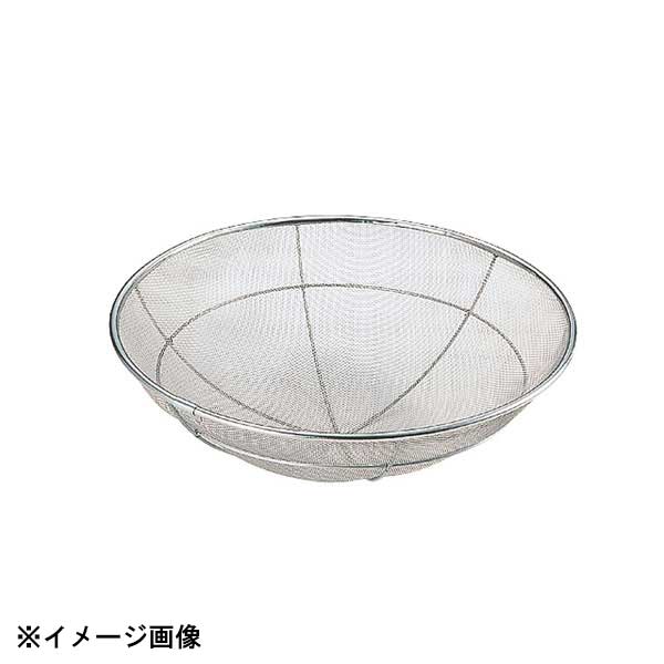 本間冬治工業 18-8底丸揚げザル 細目 51cm 037042