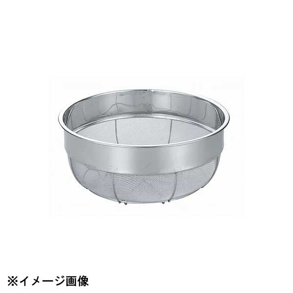 丈夫な18-8ステンレス製。変形しにくい形状。11メッシュ※35～50cmは、オプションで取っ手を付けられます。●サイズ　外径×深さ×リム巾：φ400×181×72mm●材質：18-8ステンレス●生産地：燕三条