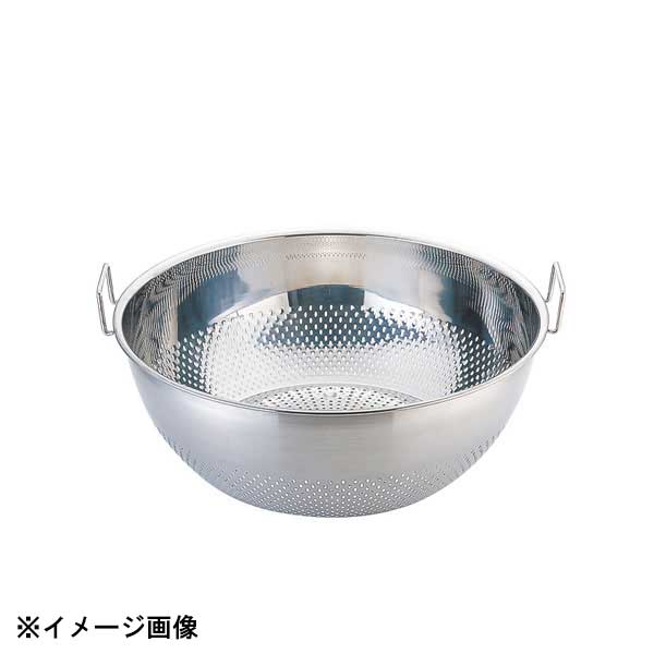 穴径は、細目（1.1mm）、中目（1.5mm）、荒目（2.2mm）、荒目（3mm）、荒目（5mm）の5種類あります。●脇穴φ3mm底穴φ4mm■針金が折れて、食べ物に入り込む心配が無い■ほつれが無い■目詰まりしにくい■水切れが良く、洗いやすい■錆びに強く衛生的です。■耐久性抜群※特注扱いです。※特注扱いです。※製造上、目の形、大きさが異なる場合があります。※特注で、目の大きさは変更できます。※表示以外の目の大きさについては、ご相談ください。●サイズ　外径（内径）×外寸高さ　t=板厚：φ355（330)×H130mm t=0.8mm●材質：18-8ステンレス●生産地：燕三条