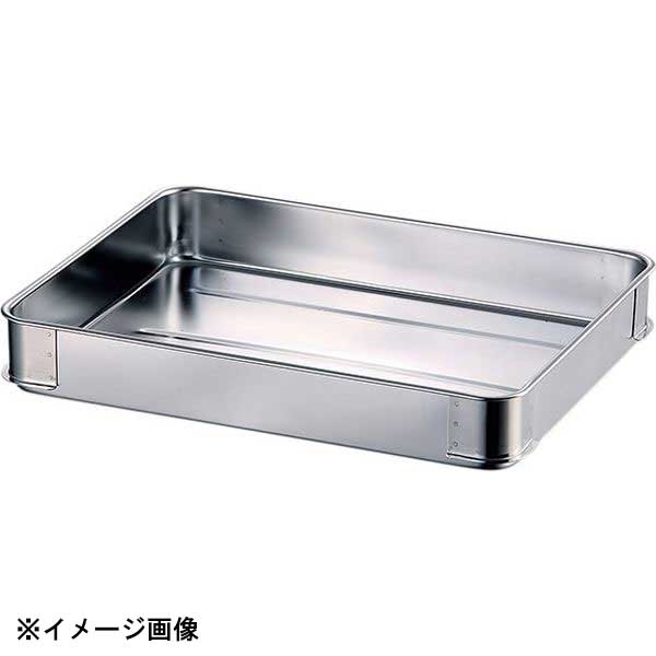 ●足高だから、通気性が良く食材が蒸れにくい。●バットとバットの間より冷気が入り込み乾燥を防ぎます。●サイズ　内寸縦×内寸横×深さ：390×290×50mm●材質：18-8ステンレス●生産地：燕三条
