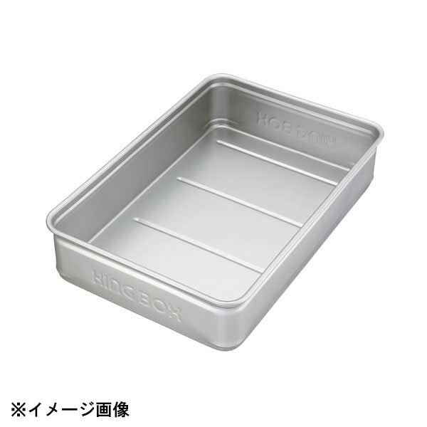 キングボックスWロック構造で、ガッチリと積み重ね可能。●サイズ　外寸縦×外寸横×深さ：470×345×110mm●材質：アルミニウム・アルマイト加工●生産地：日本