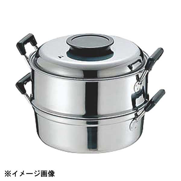 神子島製作所 PE 18-0丸蒸器 3段29cm 045049