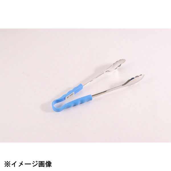 大泉合成 カラー万能トングPP柄 大 ブルー 083078