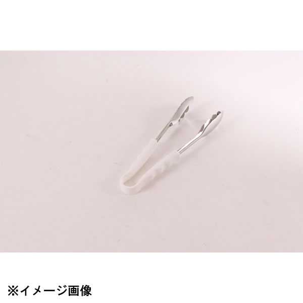 大泉合成 カラー万能トングPP柄 小 ホワイト 083081