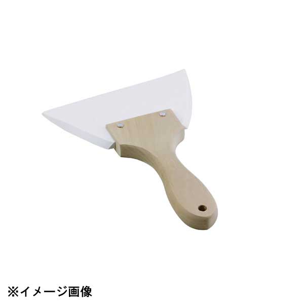 カンダ 木柄三角シリコンゴムヘラ 特大 086034