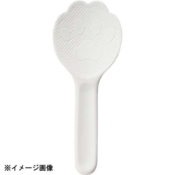 かわいいねこの手しゃもじ。ごはんがくっつかニャいからラクラク！ご飯のつかない特殊加工●サイズ　全長×外寸幅：192×76mm●材質：ポリプロピレン●生産地：燕三条