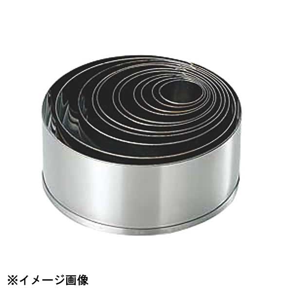 カンダ 18-8パテ抜12PC入(缶入)丸型 082001