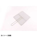 カンダ 鉄クロームメッキ 片手用焼アミ 33号 109095