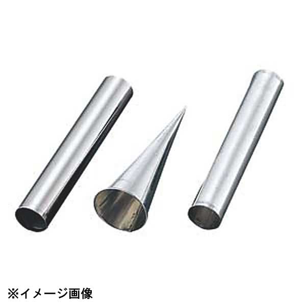パンのコルネ型作成に●サイズ　直径×長さ：φ30×136mm●材質：ブリキ●生産地：燕三条