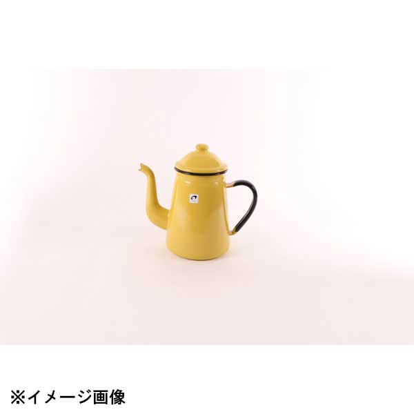 昔から変わらないコーヒーポットの定番。飽きのこないシンプルなデザイン。●サイズ　幅×底径×高さ：207×φ110×H185mm●材質：ホーロー製●生産地：日本