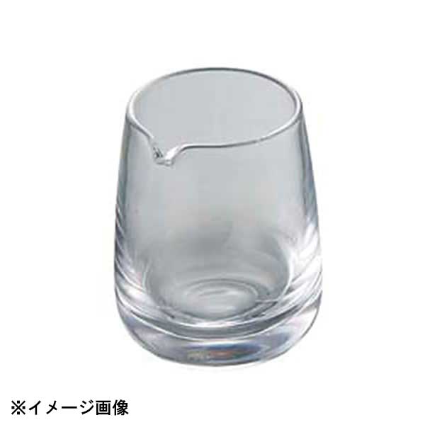 シンプルなデザインのガラス製ミルク入●サイズ　外径×高さ　容量：φ33×H40mm20cc●材質：ガラス●生産地：日本