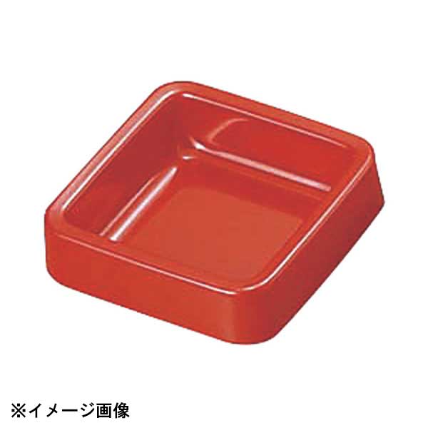 エンテック A-271R カラー灰皿 (正角) 赤 190049