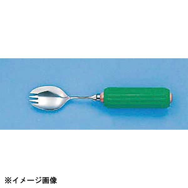 斉藤工業 木製丸型ハンドルスポンジ付R-6スプーンフォーク兼用 小 279372