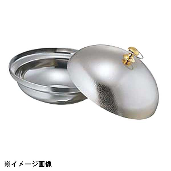丈夫でお手入れが簡単なステンレス製。演出等に最適。●サイズ　外径×高さ：φ160×H102mm●材質：鍋:ステンレス　フタ:ステンレス●生産地：燕三条