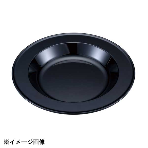 カンダ メラミン製ビュッフェ用丸型フードパン 36cm 黒 TKO-136 446100