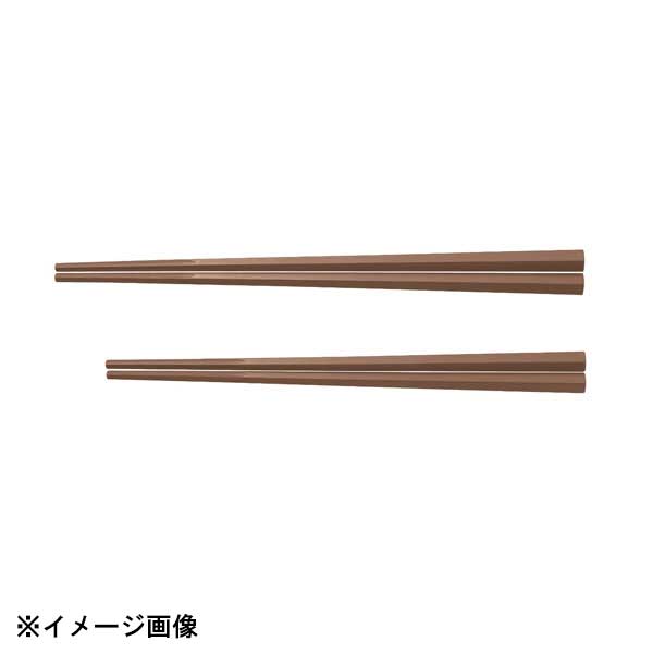 曙　産業 PM-108 ぐる麺箸 23cm 茶 454198