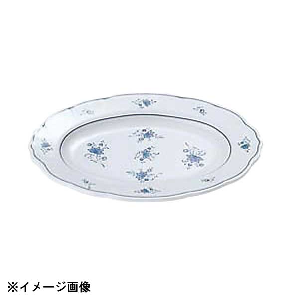 ブルー色の親しみやすい花のデザイン●サイズ　外寸 縦×横×高さ：210×153×H18mm●材質：メラミン樹脂●生産地：燕三条